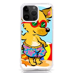 Beach Chihuahua Dog Pet Animal Iphone 14 Pro Max Tpu Uv Print Case by Sarkoni