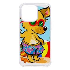 Beach Chihuahua Dog Pet Animal Iphone 13 Pro Tpu Uv Print Case by Sarkoni