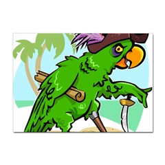 Parrot Hat Cartoon Captain Sticker A4 (100 Pack) by Sarkoni