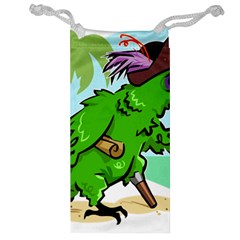 Parrot Hat Cartoon Captain Jewelry Bag by Sarkoni