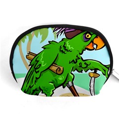 Parrot Hat Cartoon Captain Accessory Pouch (medium) by Sarkoni