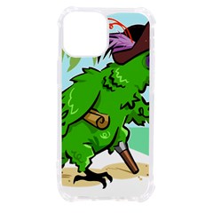 Parrot Hat Cartoon Captain Iphone 13 Mini Tpu Uv Print Case by Sarkoni