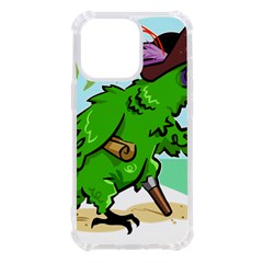 Parrot Hat Cartoon Captain Iphone 13 Pro Tpu Uv Print Case by Sarkoni