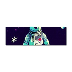 Bear Astronaut Futuristic Sticker Bumper (100 Pack) by Bedest