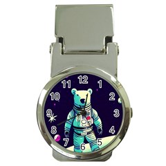 Bear Astronaut Futuristic Money Clip Watches by Bedest