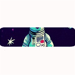 Bear Astronaut Futuristic Large Bar Mat by Bedest