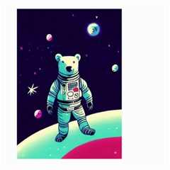 Bear Astronaut Futuristic Large Garden Flag (two Sides) by Bedest