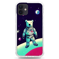 Bear Astronaut Futuristic Iphone 12 Mini Tpu Uv Print Case	 by Bedest