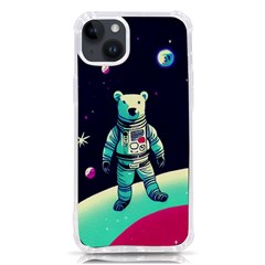 Bear Astronaut Futuristic Iphone 14 Plus Tpu Uv Print Case by Bedest