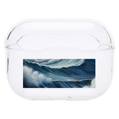 Waves Storm Sea Hard Pc Airpods Pro Case by Bedest