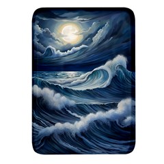 Waves Storm Sea Rectangular Glass Fridge Magnet (4 Pack) by Bedest