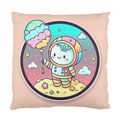 Boy Astronaut Cotton Candy Standard Cushion Case (two Sides) by Bedest