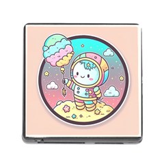 Boy Astronaut Cotton Candy Memory Card Reader (square 5 Slot) by Bedest