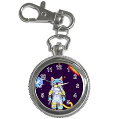 Cat Astronaut Space Retro Universe Key Chain Watches by Bedest