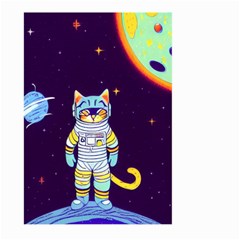 Cat Astronaut Space Retro Universe Large Garden Flag (two Sides) by Bedest