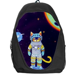 Cat Astronaut Space Retro Universe Backpack Bag by Bedest