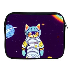 Cat Astronaut Space Retro Universe Apple Ipad 2/3/4 Zipper Cases by Bedest