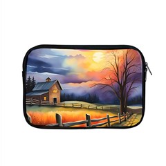 Rural Farm Fence Pathway Sunset Apple MacBook Pro 15  Zipper Case