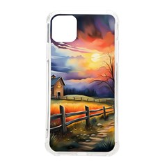 Rural Farm Fence Pathway Sunset Iphone 11 Pro Max 6 5 Inch Tpu Uv Print Case by Bedest