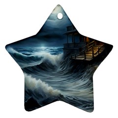 House Waves Storm Ornament (star) by Bedest