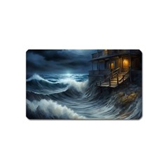 House Waves Storm Magnet (name Card) by Bedest