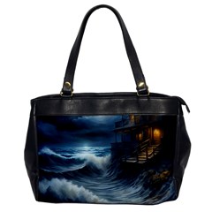 House Waves Storm Oversize Office Handbag by Bedest