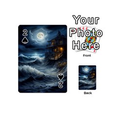 House Waves Storm Playing Cards 54 Designs (mini) by Bedest