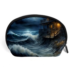 House Waves Storm Accessory Pouch (large) by Bedest