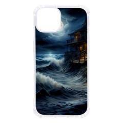 House Waves Storm Iphone 13 Tpu Uv Print Case by Bedest