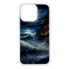 House Waves Storm Iphone 13 Pro Tpu Uv Print Case by Bedest