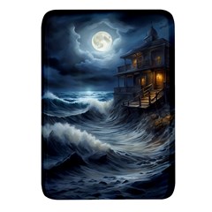 House Waves Storm Rectangular Glass Fridge Magnet (4 Pack) by Bedest