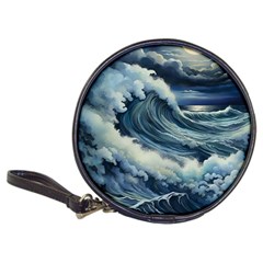 Waves Storm Sea Moon Landscape Classic 20-cd Wallets by Bedest