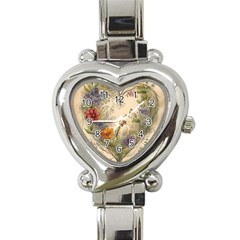 Heart Flowers Plant Heart Italian Charm Watch by Bedest