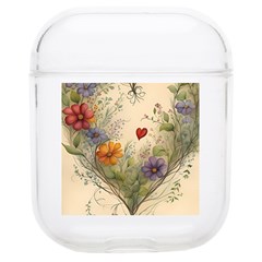 Heart Flowers Plant Soft Tpu Airpods 1/2 Case by Bedest