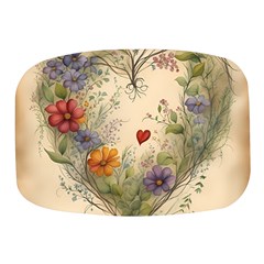 Heart Flowers Plant Mini Square Pill Box by Bedest