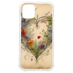 Heart Flowers Plant Iphone 12 Mini Tpu Uv Print Case	 by Bedest