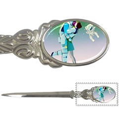 Astronaut Cat Retro Cute Alien Letter Opener by Bedest