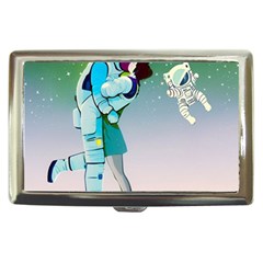 Astronaut Cat Retro Cute Alien Cigarette Money Case by Bedest