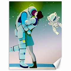 Astronaut Cat Retro Cute Alien Canvas 18  X 24  by Bedest