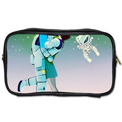 Astronaut Cat Retro Cute Alien Toiletries Bag (one Side) by Bedest