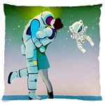 Astronaut Cat Retro Cute Alien Standard Premium Plush Fleece Cushion Case (Two Sides) Front