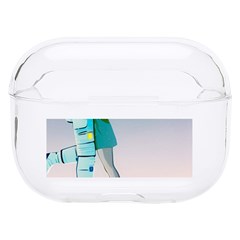 Astronaut Cat Retro Cute Alien Hard Pc Airpods Pro Case by Bedest