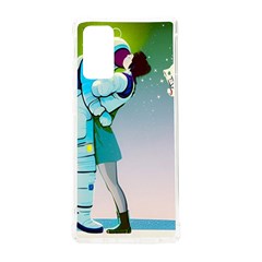 Astronaut Cat Retro Cute Alien Samsung Galaxy Note 20 Tpu Uv Case by Bedest