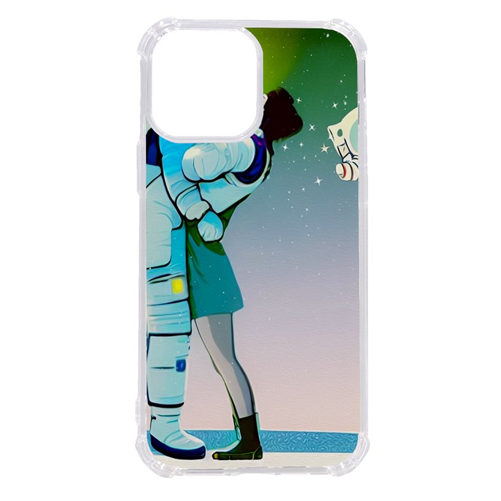 Astronaut Cat Retro Cute Alien iPhone 13 Pro Max TPU UV Print Case