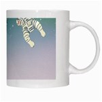 Astronaut Kiss Space Baby White Mug Right