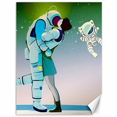 Astronaut Kiss Space Baby Canvas 36  X 48  by Bedest