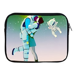 Astronaut Kiss Space Baby Apple Ipad 2/3/4 Zipper Cases by Bedest