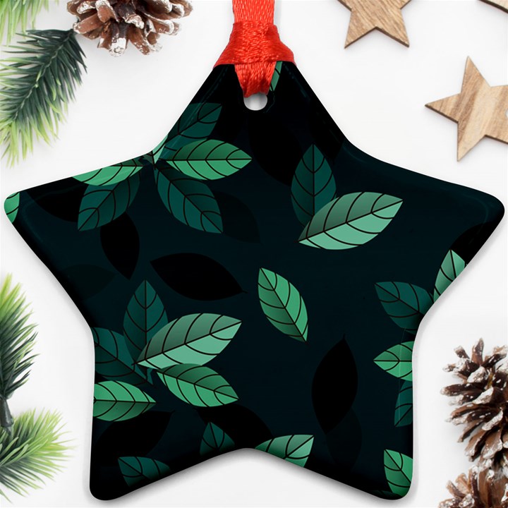 Foliage Star Ornament (Two Sides)