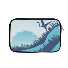 Swan Flying Bird Wings Waves Grass Apple Macbook Pro 13  Zipper Case