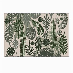 Plants Leaves Boho Botany Foliage Postcard 4 x 6  (pkg Of 10) by Bedest